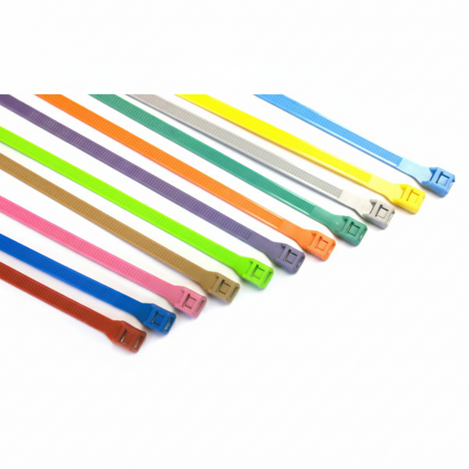 14" 120lb Black Low Profile/In-Line Cable Ties 100/bag Part #LP14-120-0C