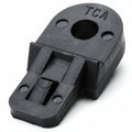 HellermannTyton LTM2500C2 Lashing Tie Mount, .73" x 1.5", .25" Screw, PA66HS, Black, 100/pkg