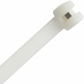 6" Natural 18lbs Metal Tooth Cable Ties 100/bag Part#MT6-18-9C