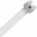 8" Natural 18lb Metal Tooth Cable Ties / Zip Ties 100/bag Part #MT8-18-9C