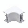 HellermannTyton TSRP3W-33-1 Internal Corner Cover, 1-3/4", 1" Bend Radius, PVC, White, 10/bag
