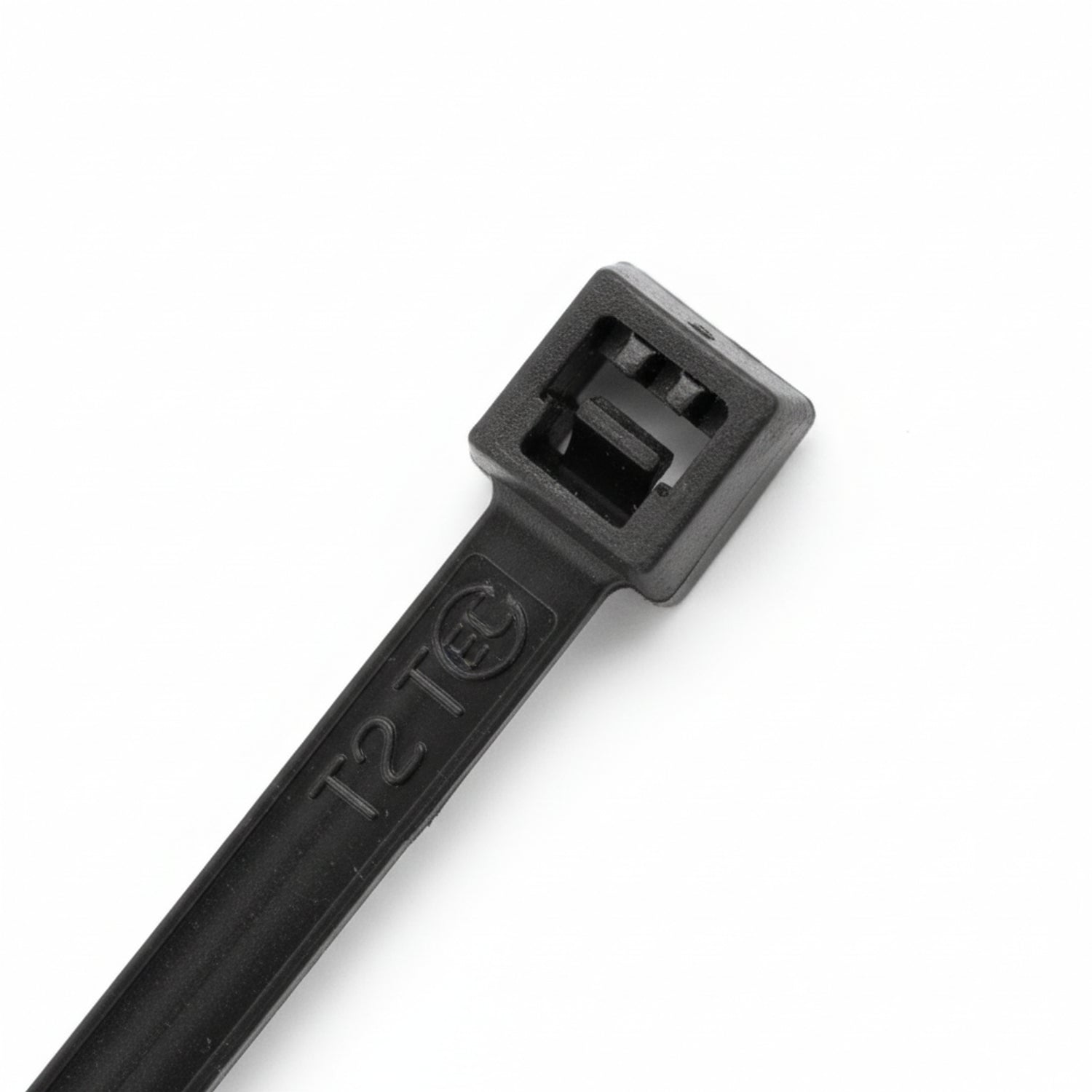 M6-18-0C 6" 18lb Black Cable Tie 2