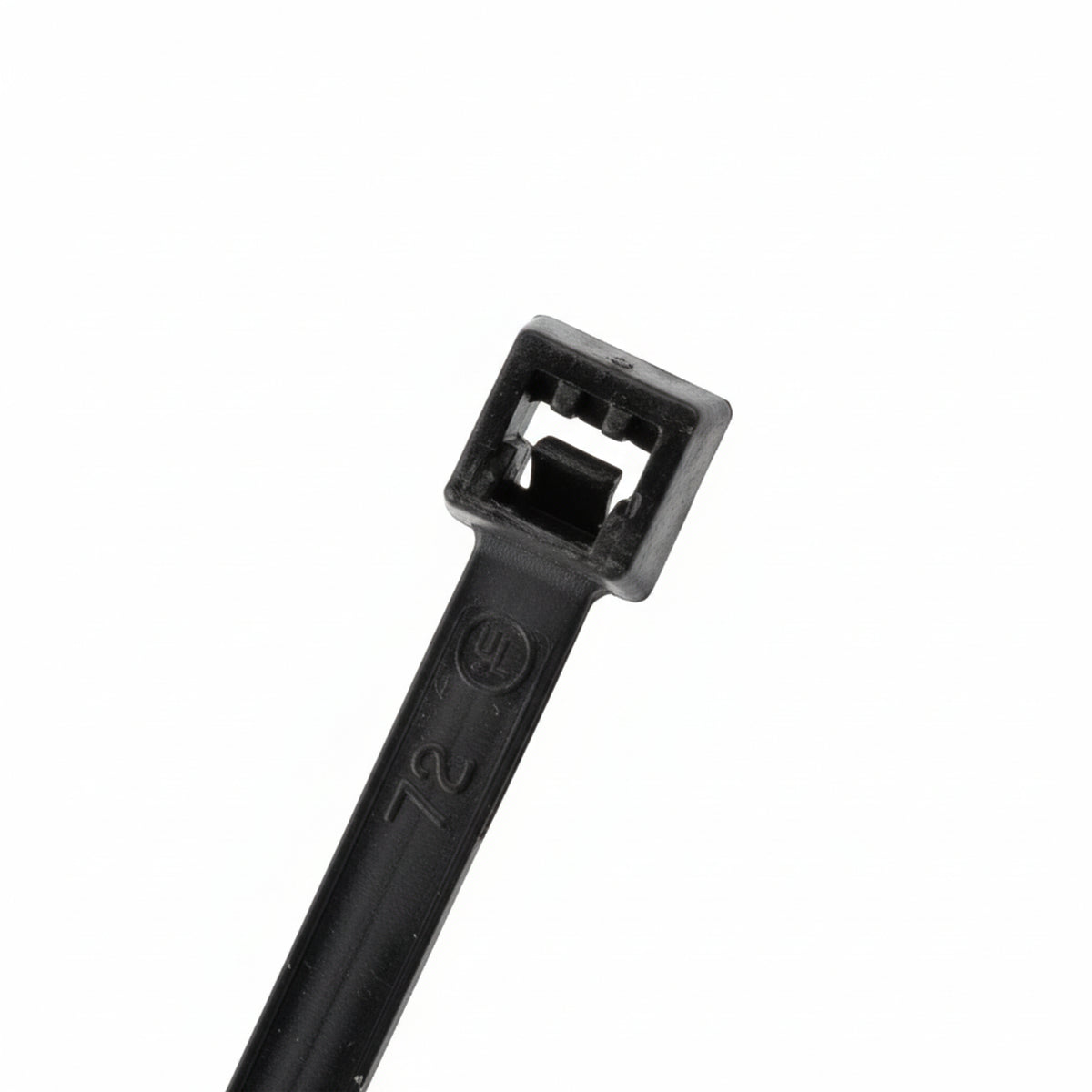 M8-18-0C 8" 18lb Black Cable Tie 3