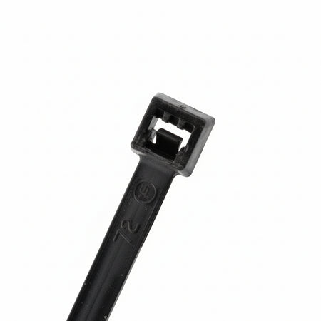 M8-18-0C 8" 18lb Black Cable Tie 3