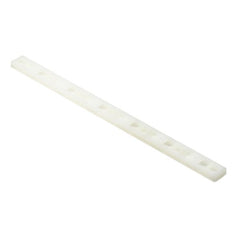 HellermannTyton MP2M5.NN3P Cable Tie Mount Plates, .50'' x 3.00'', T18-T50, #10 Screw, PA66, Natural, 100/pk