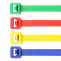 8" 40lb Assorted Color Cable Tie 100/bag