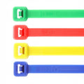 8" 50lb Assorted Color Cable Tie 100/bag
