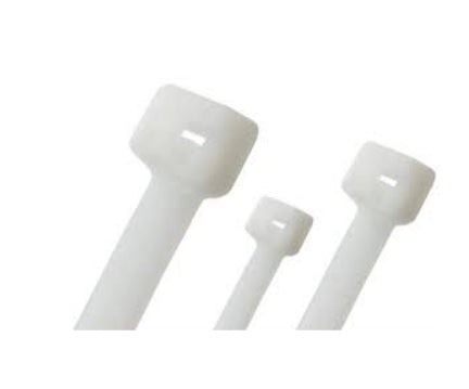 4" 18lb Natural Cable Ties 1000/bag Part # M4-18-9M