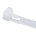 6" 50lb Natural Trigger Releasable Cable Ties 100/bag Part #RT6-50-9C-.30