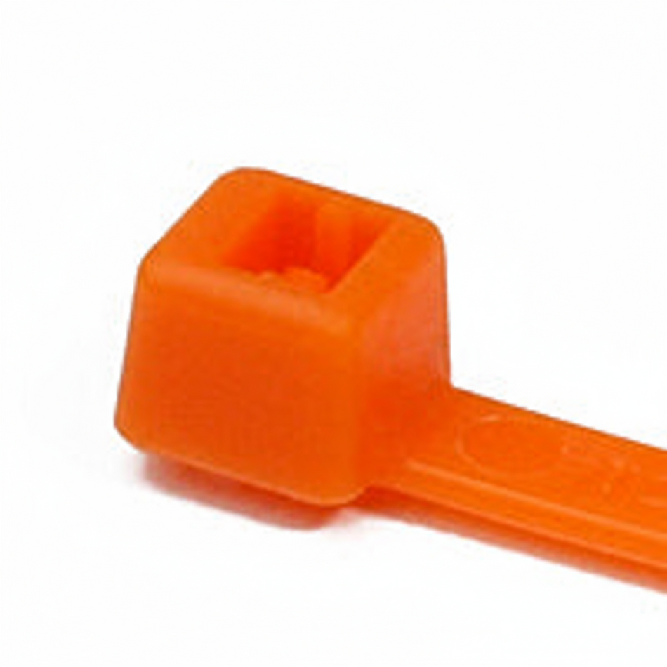 11" 50lb Orange Cable Ties 100/bag Part # C11-50-Orange 3