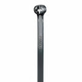 Panduit 15" 120lb Black UV Weather Resistant Dome-Top Barb Ty Cable Ties 50/bag, Part #BT4LH-L0