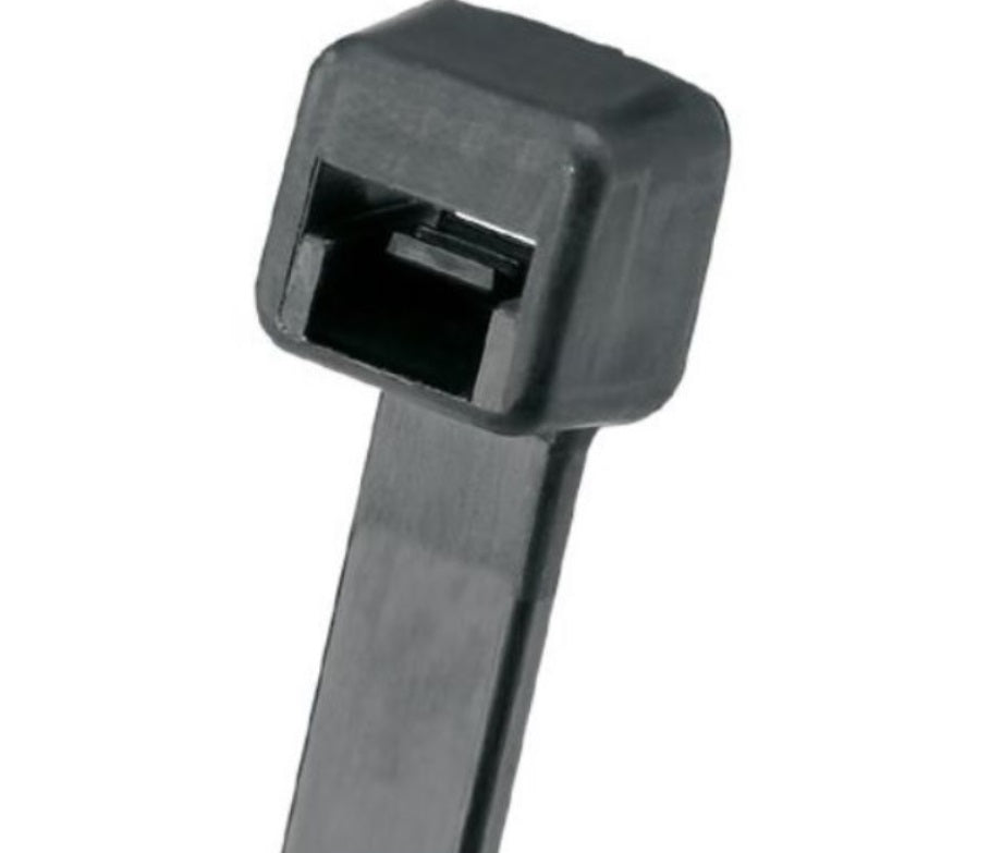 Panduit 3" 8lb. Black UV Weather Resistant Pan-Ty® Locking Cable Ties 1000/bag Part # PLT.6SM-M0