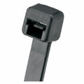 Panduit 20.9" Black 100/bag  Locking Cable Tie, Weather Resistant