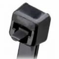 14" 50lb Black Pawl Releasable Cable Ties 100/bag Part #RT14-50-0C-.19