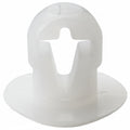 HellermannTyton PBM9M4 Push-Button Cable Tie Mount, .25" Hole Dia, .12" Max Panel, .2" Max Tie Width, PA66, Natural, 1000/pkg
