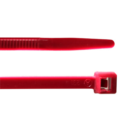 7" 50lb Plenum Rated Cable Ties 100/bag Part # Plenum-7.5-50-C