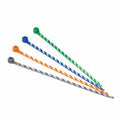 Panduit 4" 18lb. Blue/Red Stripe Pan-Ty® Locking Cable Ties 50/bag Part # PLT1M-L6-2