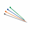 Panduit 4" 18lb. Green/White Stripe Pan-Ty® Locking Cable Ties 50/bag Part # PLT1M-L5-10