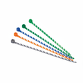 Panduit 4" 18lb. Green/Red Stripe Pan-Ty® Locking Cable Ties 50/bag Part # PLT1M-L5-2