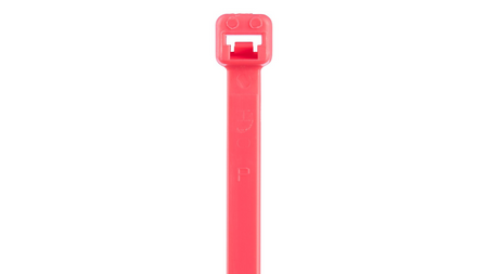 Panduit 4" 18lb. Fluorescent Pink Pan-Ty® Locking Cable Ties 1000/bag Part # PLT1M-M59