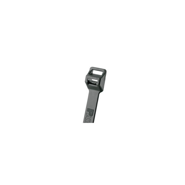 Pan-Ty® PLT8EH-C0 Cable Tie, Black, UV PA6.6, 30.6"L, 175lb, PK100