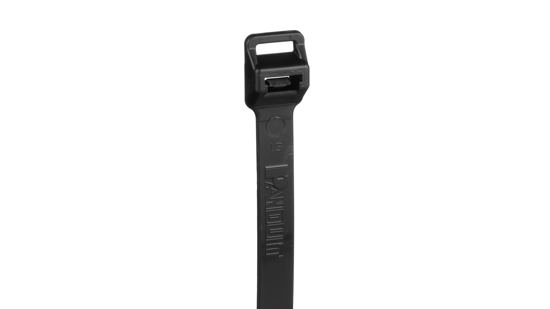 Pan-Ty® PLT8EH-C0 Cable Tie, Black, UV PA6.6, 30.6"L, 175lb, PK100