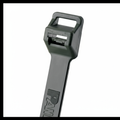 Pan-Ty® PLT8EH-Q0 Cable Tie, Black, UV PA6.6, 28.3"L, 250lb, PK25