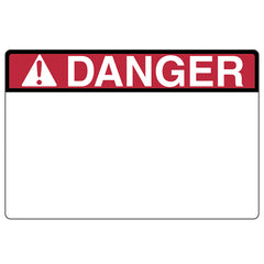 HellermannTyton 596-00424 Pre-Printed Header Label, DANGER, 3.0