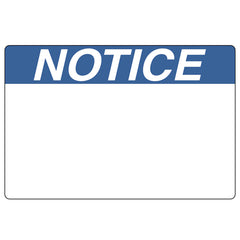 HellermannTyton 596-00204 Pre-Printed Header Label NOTICE, 6.0