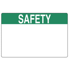 HellermannTyton 596-00372 Pre-Printed Header Label, SAFETY, 3.0