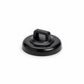 Magnetic Cable Tie Mount, Large, 0.91" Dia, Neodymium Magnet/POM/ST, 15lb Pull Force, Black, 100/bg