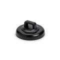 Magnetic Cable Tie Mount, Large, 0.91" Dia, Neodymium Magnet/POM/ST, 15lb Pull Force, Black, 10/bg
