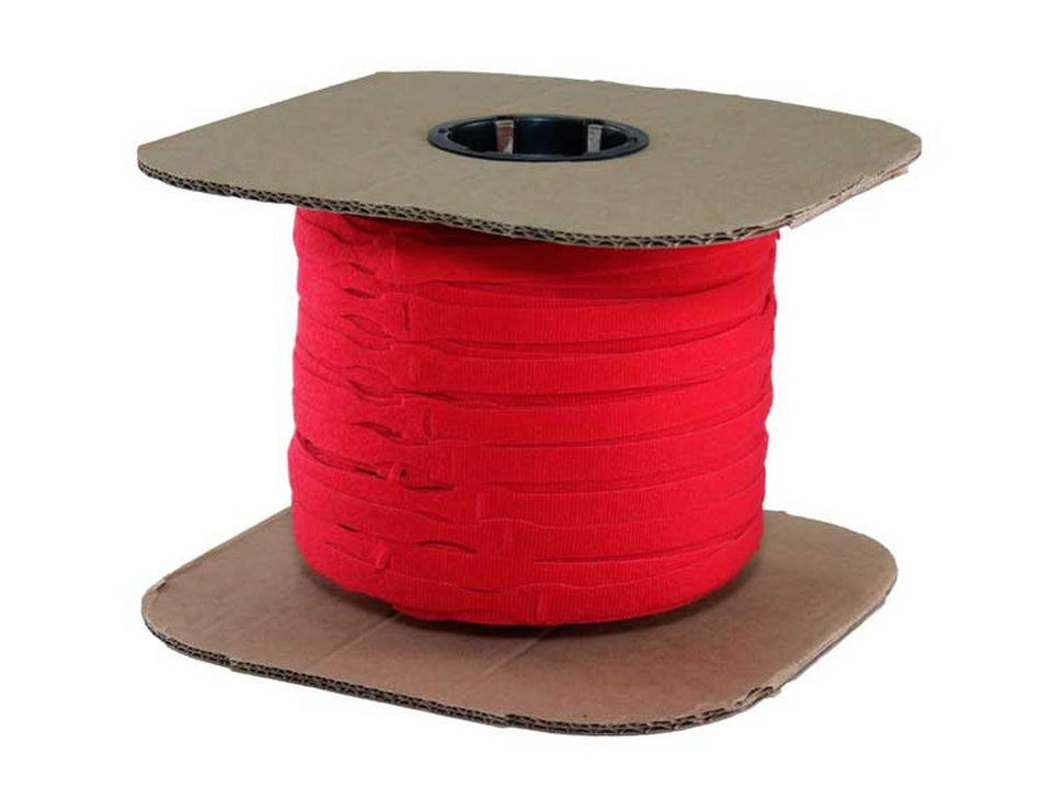 8" x 3/4" Velcro® Brand One-Wrap® Straps, Red, 900/Spool