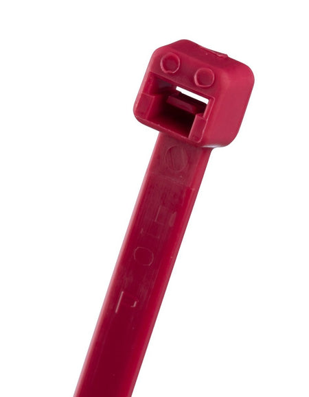 Panduit 12" 50lb. Maroon Halar Pan-Ty® Locking Cable Ties 100/bag Part # PLT3S-C702Y