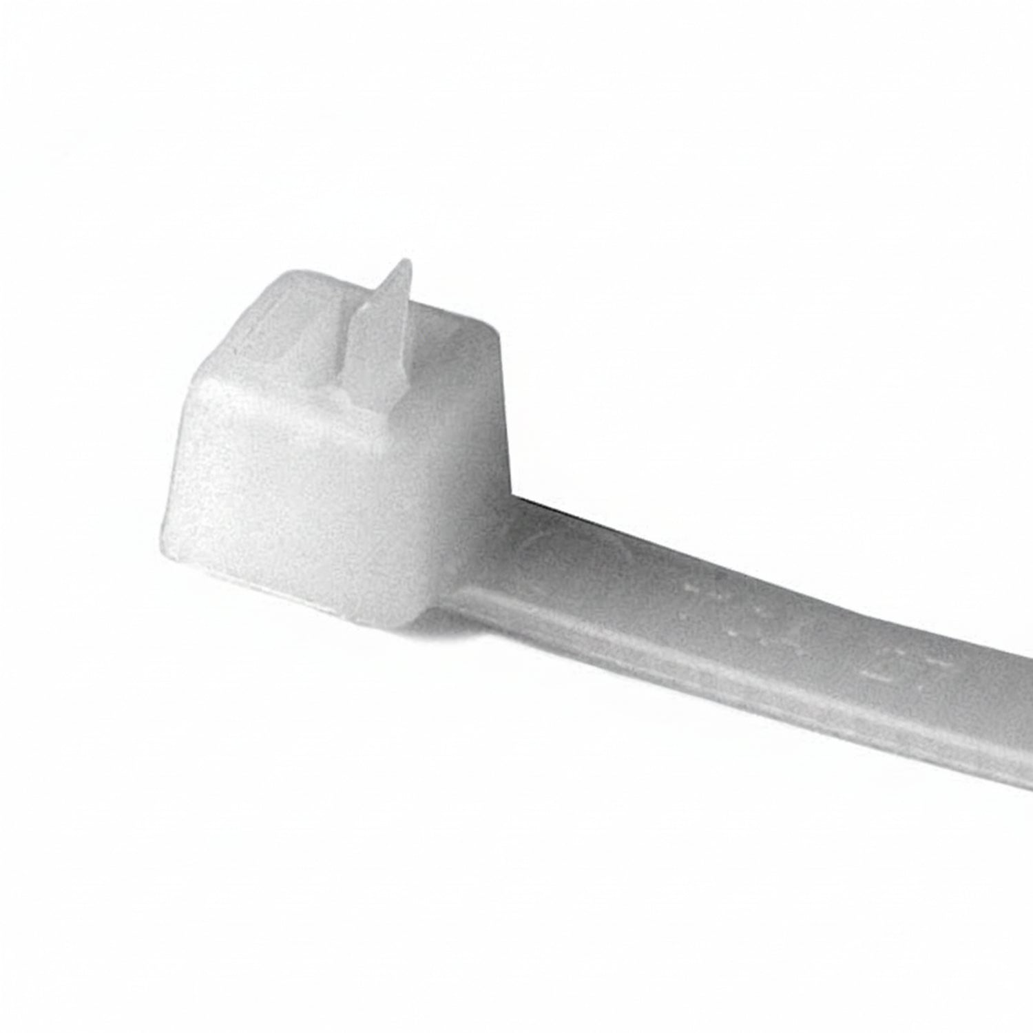 HellermannTyton RT50LL9C2 Releasable Cable Tie, Release Tab, 15" Long, 50 lb Tensile Strength, PA66, Natural, 100/pkg