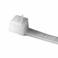 HellermannTyton RT50LL9M4 Releasable Cable Tie, Release Tab, 15" Long, 50 lb Tensile Strength, PA66, Natural, 1000/pkg
