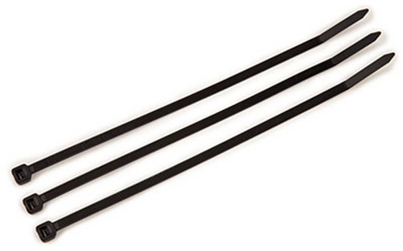 11.81" 50 lb UV Black Cable Ties 1000/bag Part # S11-50-0M