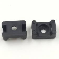 Saddle Support Mounting Base UV Black #1/4" Screw 100/bag Part # CTM25-0C