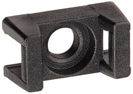 Saddle Support Mounting Base UV Black #8 Screw 100/bag Part #CTM8-0C 