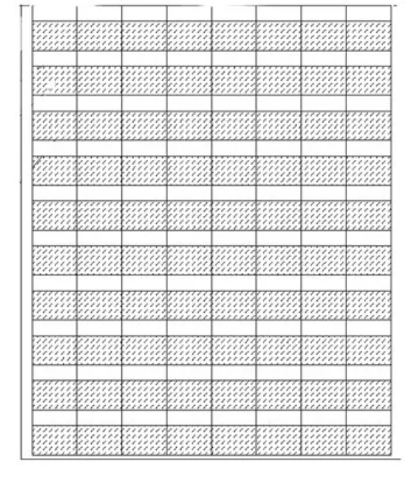 HellermannTyton TAG49L-105 Laser Tag Label, Self-Laminating, 1.0" x .35" x 1.0", 80 Per Sheet, PET, White, 2500/pkg