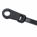 SM8-50-0C 8" 50lb UV Black Screw Mount Cable Tie
