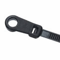 SM6-40-0C 6" 40lb UV Black Screw Mount Cable Tie