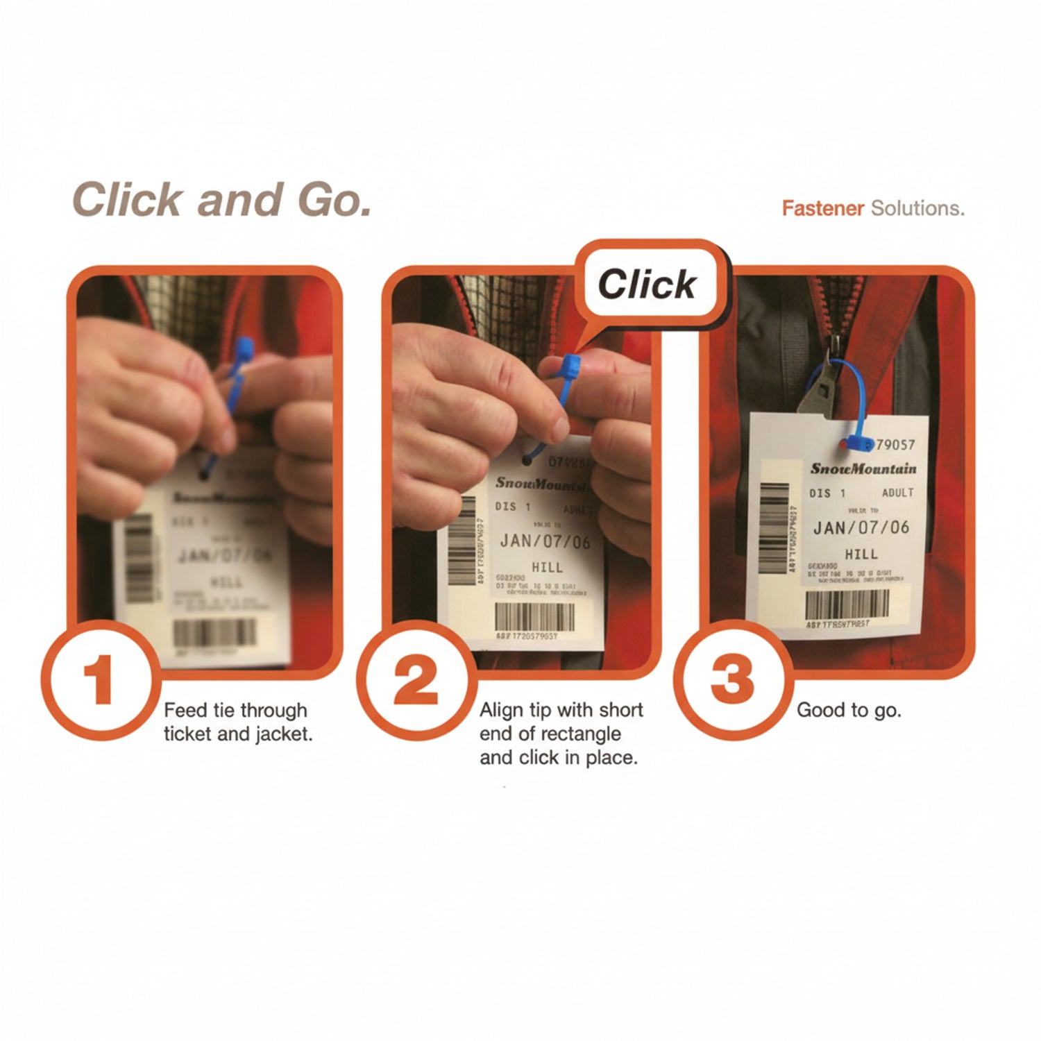 Ski Ties (Lift Ticket Zip Ties) | Cable Ties Unlimited