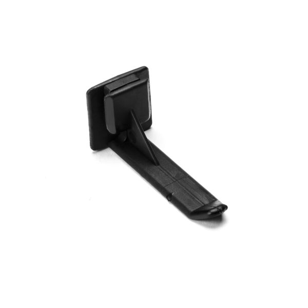HellermannTyton SLWR20C2 Wire Retainer, Slotted Style for 2" Duct, Black, PA66, 100/Bag