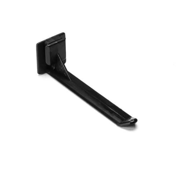 HellermannTyton SLWR30C2 Wire Retainer, Slotted Style for 3" Duct, Black, PA66, 100/Bag