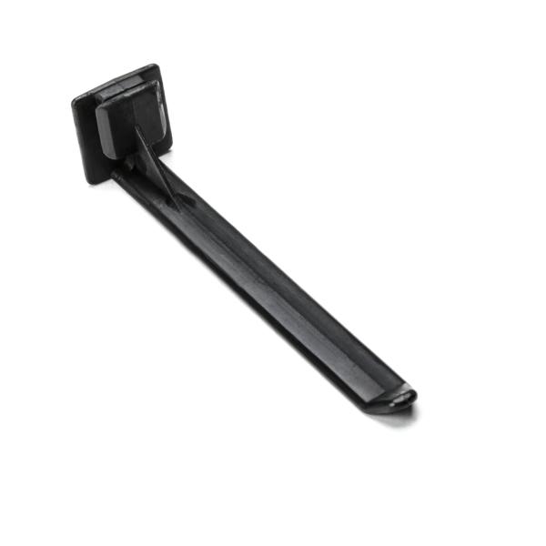 HellermannTyton SLWR40C2 Wire Retainer, Slotted Style for 4" Duct, Black, PA66, 100/Bag