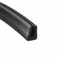 HellermannTyton SM1BK75MT Self-Extinguishing Flexiform Grommet, Panel Thickness 0.039"-0.079", PVC, Black, 75m/roll