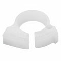 HellermannTyton SNP1.2510M4 Snapper Hose Clamp, .28"–.30" Bundle Diameter, POM, White, 1000/pkg
