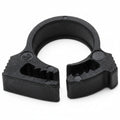 HellermannTyton SNP1.25GHS0C2 Snapper Hose Clamp, .28"–.30" Bundle Diameter, PA66GF13, Black, 100/pkg