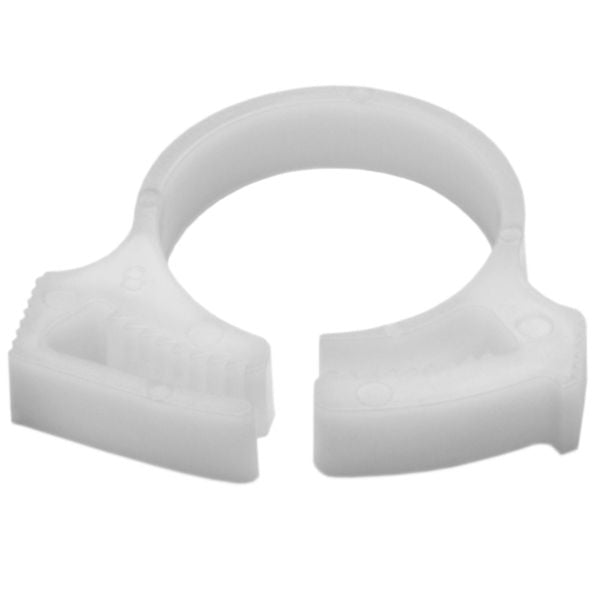 HellermannTyton 190-00302 Snapper Hose Clamp, .71"–.81" Bundle Diameter, POM, White, 100/pkg